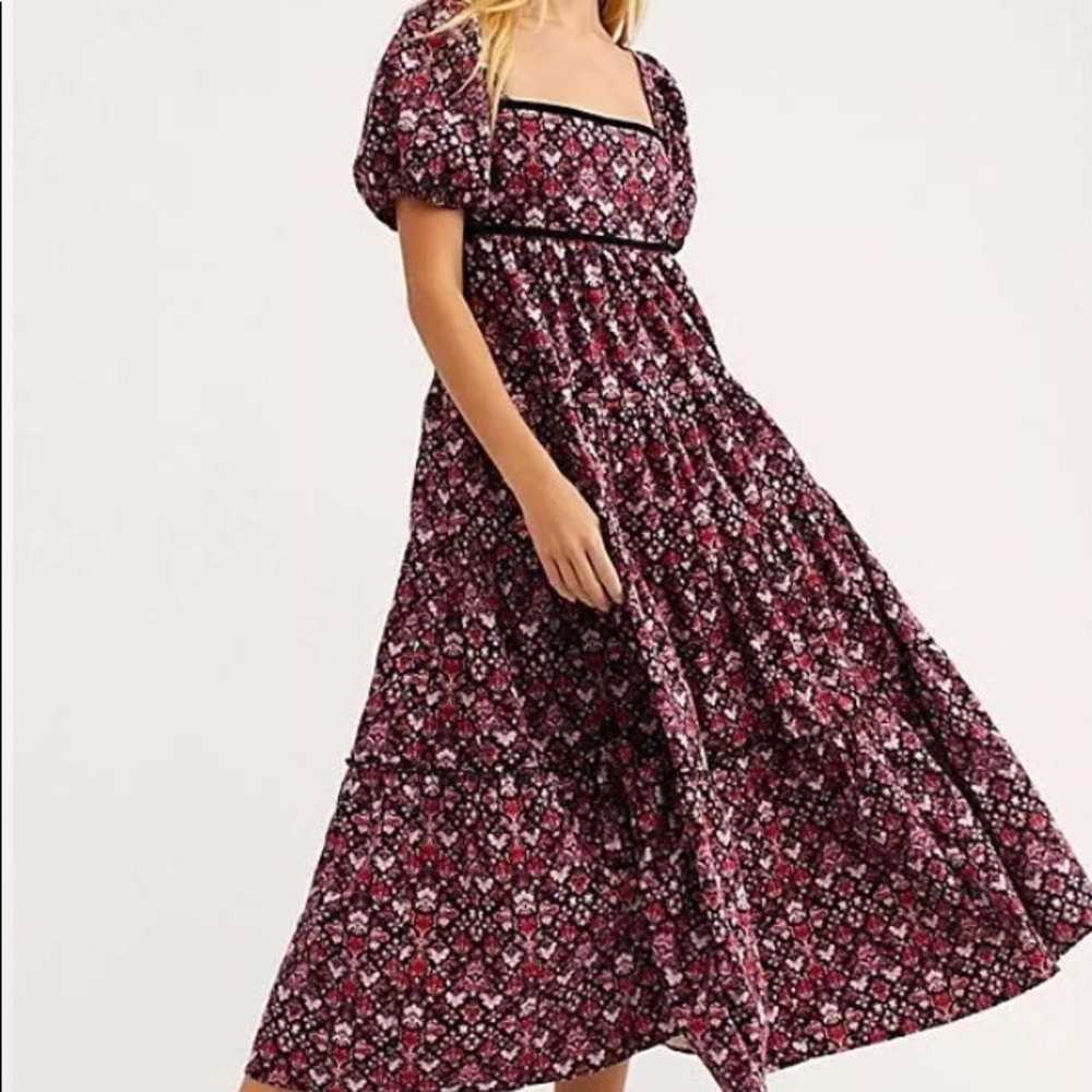 NWT Free People Corduroy Maxi Dress Size L